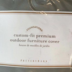 Pottery Barn Palmetto Single Chaise Custom Slip Cover NEW